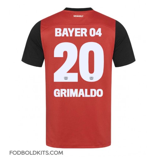 Bayer Leverkusen Alejandro Grimaldo #20 Hjemmebanetrøje 2024-25 Kortærmet